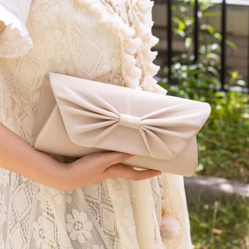 Personalized Bow Tie Clutch with Custom Photo, Mother of Bride Wedding Gift, Something Old Photo Prop Purse for Mom, Mother's Day Clutch Bag