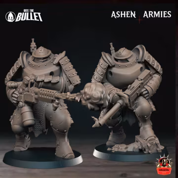Holy Shogunate Mechanized Infantry Heavy Set | Proxy For Trench Crusade 28/32/38mm