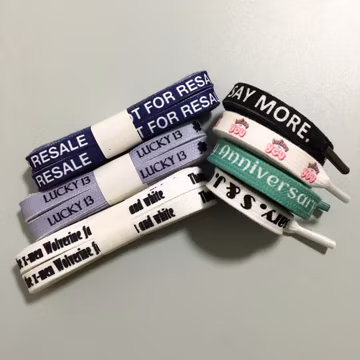 Custom Printed Shoelaces: Personalized Name, Photo, Text