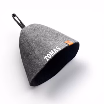 2x Sauna Hats – 100% Wool Felt Gray | Heat and Hair Protection | Unisex Banya and Steam Room Caps