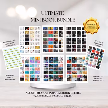 Ultimate Mini Book Cover Bundle | 1400+ Printable Covers (Digital Download)