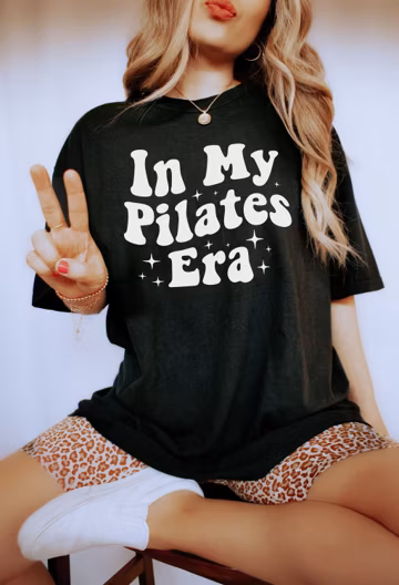 In My Pilates Era Tshirt, Fitness Shirt, Pilates Gifts, Pilates Shirt, Pilates Lover, Pilates Coach Shirt, Pilate Instructor Gift