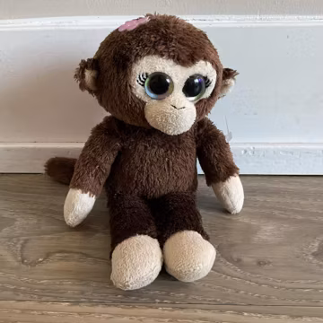 ty Beanie Plushies Monkey Stuffed Animal Plush Toy 8.5"
