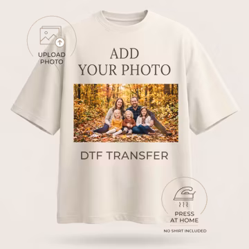 Custom Photo DTF Transfer: Personalized Iron-On Design