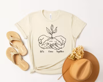 Let's Grow Together Shirt: Teacher Kindness Tee