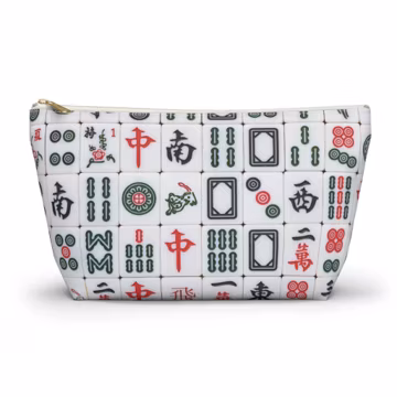 Mahjong Accessory Pouch - Mahjong Lover Gift, Mahjong Gift, Mahjong Gift for Grandpa and Grandma, Mah-Jongg Birthday Gift, Mah Jongg Gift