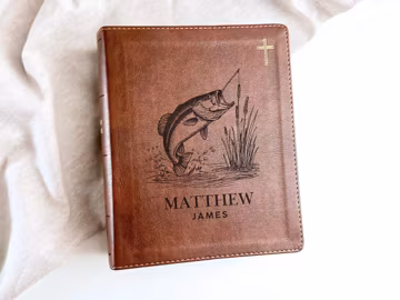 Personalized NIV Bible for men niv journaling bible godson gift from godmother hunting bible customized NIV engraved bible husband wedding