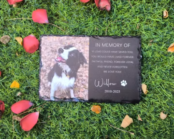 Personalized Pet Memorial,Custom Pet Memorial Stone,Pet Grave Marker With Photo,Pet Grave Stone,Pet Memorial Gift,Dog Sympathy Gift