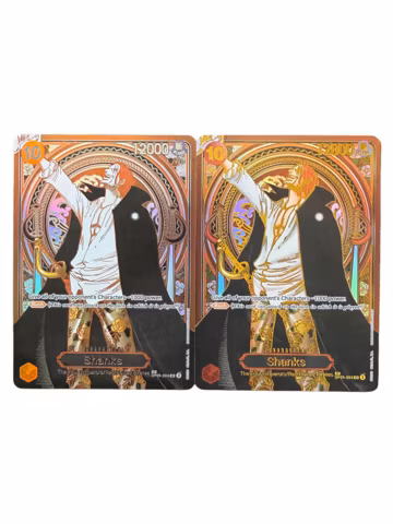 Handmade Holographic One Piece TCG Proxy Cards (Set of 2)