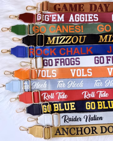 Design Your Own Purse Strap | Game Day Purse Strap | Stadium Approved Purse Strap | Custom Purse Strap