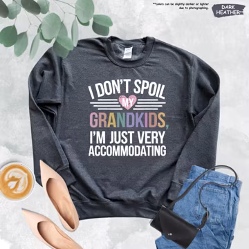 Funny Grandma Sweatshirt, I Don't Spoil My Grandkids, Grandmother Gift Idea, Mothers Day Sweater, Gift From Grandkids, Grandma Saying Hoodie