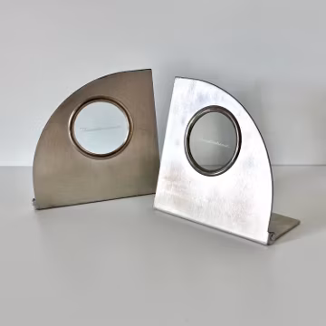 2002 Ford Thunderbird Porthole Bookends | Manage The Wait Promo T-Bird Collectible Car Memorabilia Desk Decor
