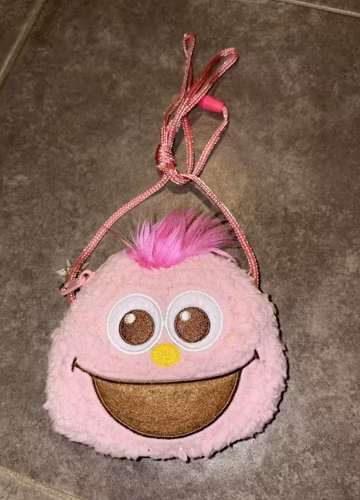 Sesame Street Moppy Pink Elmo Japan Mascot Coin Purse