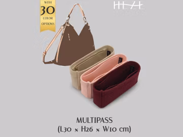 Multipass Bag Organizer Insert, Felt Multi-Pocket Liner