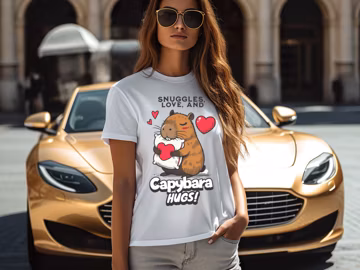 Comfort Colors capybara shirt, Unisex Graphic Tee for Animal Lovers, capybara gifts, Birthdays, and Everyday Wear, capybara, animal shirt