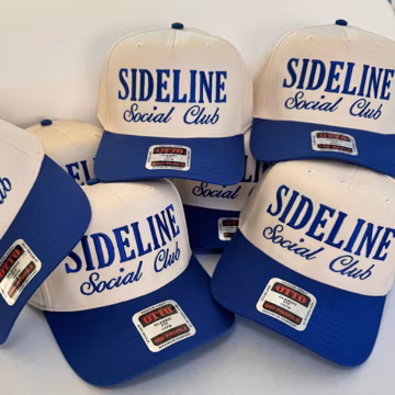 Custom Snapback Hat, Embroidered Football Game Day Hat, Puff Embroidery Baseball Cap, Personalized Gameday Hat, Custom Team Sports Dad Cap.