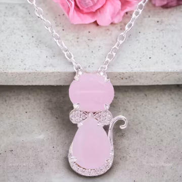 Sparkling Rose Chalcedony Pendant, Pink Gemstone Pendant, Pendant, 925 Sterling Silver Jewelry, Engagement Gift, Pendant For Brides Maid