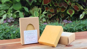 Orange Turmeric Salt Bar- Spa Bar, Turmeric Soap, All Natural, Orange Essential Oil Soap, Vegan Soap, Turmeric Facial Bar, Turmeric Body Bar