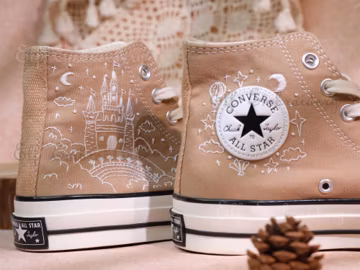 Custom Embroidered Converse 1970s Chuck Taylor Shoes