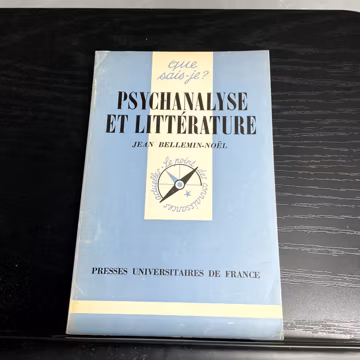 Psychanalyse et littérature Jean Bellemin-Noël 1978 French Psychology Book