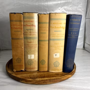A History of Technology Singer Holmyard Hall Williams 1954 5 Vol Set Illustrated