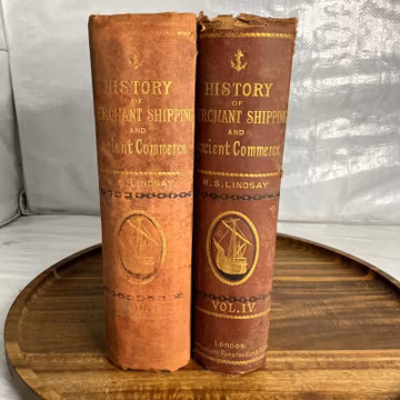 History of Merchant Shipping Ancient Commerce W. S. Lindsay 1874 Illustrated