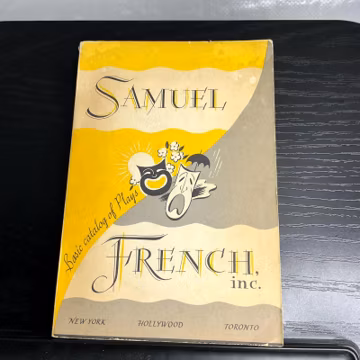 Samuel French Basic Catalogue of Plays 1959 Edition Theater Drama Reference