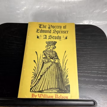 Poetry of Edmund Spenser A Study William Nelson 1965 Third Printing Paperback