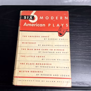 Six Modern American Plays Halline O'Neill Williams Vintage 1951 Plays Drama