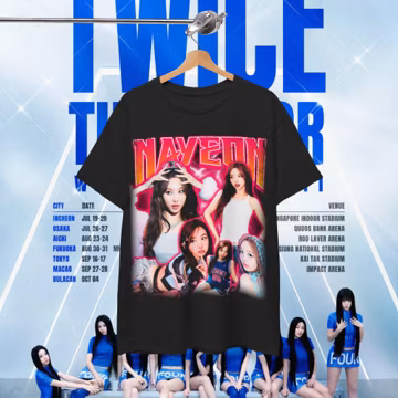 Twice Nayeon Retro 90's Vintage Graphic Shirt: Once Kpop Concert Tour Merch & Gift 2026