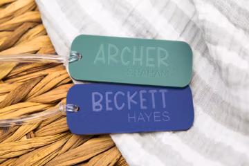Personalized Backpack Tag – Custom Acrylic Travel Tag, Backpack Name Tag, Suitcase ID Tag, Bag Tag for Kids, Travel Accessories Gift