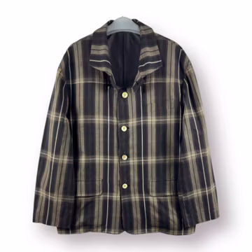 Vintage Japan Hiromichi Nakano Checked Pattern Light Design jacket