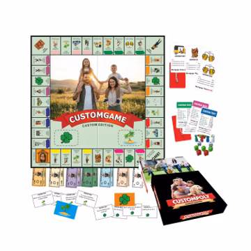 Customopoly Personalized Board Game, Family Keepsake Gift