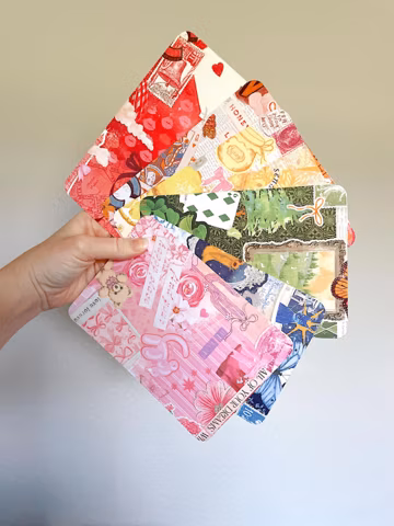 Color Collage E-Reader Inserts