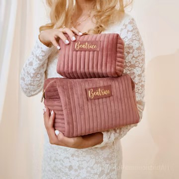 Custom Makeup Bag, Personalisierte Kosmetiktasche, Travel Velvet Toiletry Bag, Bridesmaids Gifts, Beste Mama, Eid Gift, Mother’s Day Gift