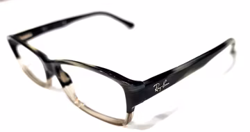 Ray Ban RB5169 5540 Grey Black Fade Rectangle Eyeglasses 54-16 140 GB