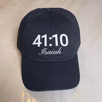Custom Bible Verse Embroidered Hat, Personalized Scripture Dad Hat, Christian Gift, Faith Based Hat, Religious Gift, Inspirational Cap