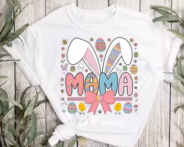 easter mama, digital shirt design, Easter png, DTF shirt design