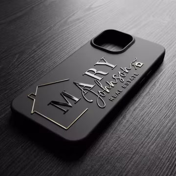 Custom Logo iPhone Case: Personalized Realtor Gift