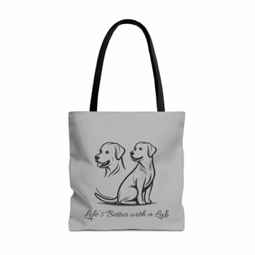 Labrador Sketch Tote Bag | Dog Mom Reusable Shopping Bag
