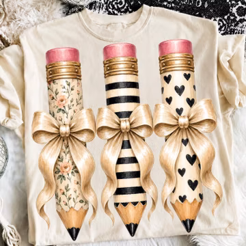 Leopard Pencil Bow PNG, Brushstroke Preppy Teacher Design, Teacher Coquette PNG, Coquette Bow Teacher Love Png, Teacher Bow Sublimation