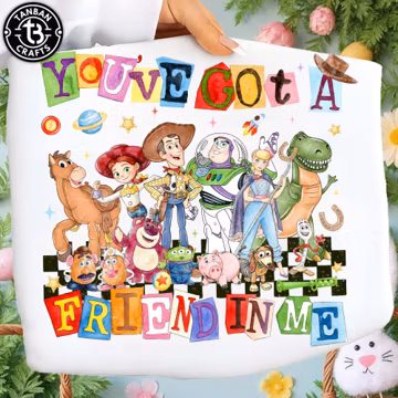 Watercolor Cartoon Toy And Friends Character Png, You've Got A Friend In Me Png, Watercolor Cartoon Toy Friends Png, Trendy Boy Design Png