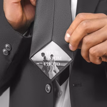 Personalized Groom Photo Tie, Anniversary Gifts for Him, Parents Anniversary Gifts, Dad Birthday Gifts, Gift for Him, Father's Day Gifts