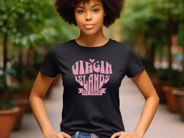 Virgin Islands Heart T-Shirt: USVI Home Souvenir Tee