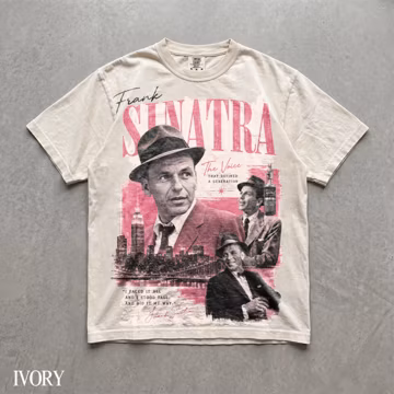 Frank Sinatra Shirt, Vintage Frank Sinatra Tee, Pink Graphic T-Shirt, Retro Music Lover Gift, Old Hollywood Aesthetic Tee, Friend Gift