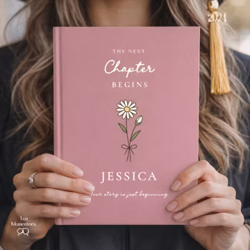 Personalized Graduation Journal Custom Name Notebook Class of 2026 College Graduate Gift for Her The Next Chapter Begins Keepsake