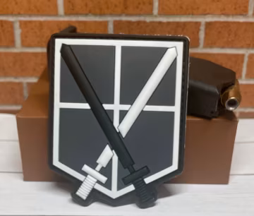 PVC Tactical Morale Patch - Attack on Titan Patch - Anime Swords Patch