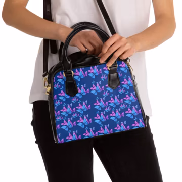 Bohemian Butterfly Shoulder Handbag | Blue Chic Tote for Everyday Use