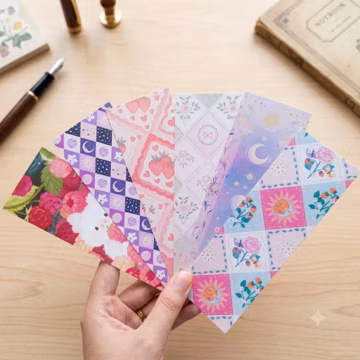 Aesthetic Bookmark Set of 6 | Cute bookmarks Pack for Book Lovers, anime, classic Art & Manga Readers | Reading Accessories