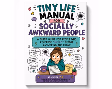 Social Skills Workbook for Socially Awkward People | Humorous Printable Guide